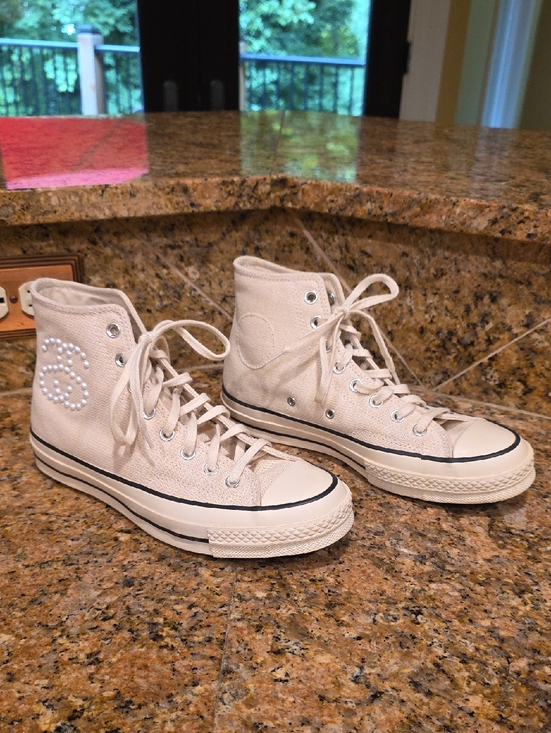 Converse Shoes - Converse X Stussy All Star 70 Hi With Pearls - SZ M7/W9